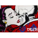 DEATH NYC SIGNED FINE ART PRINT W/COA 