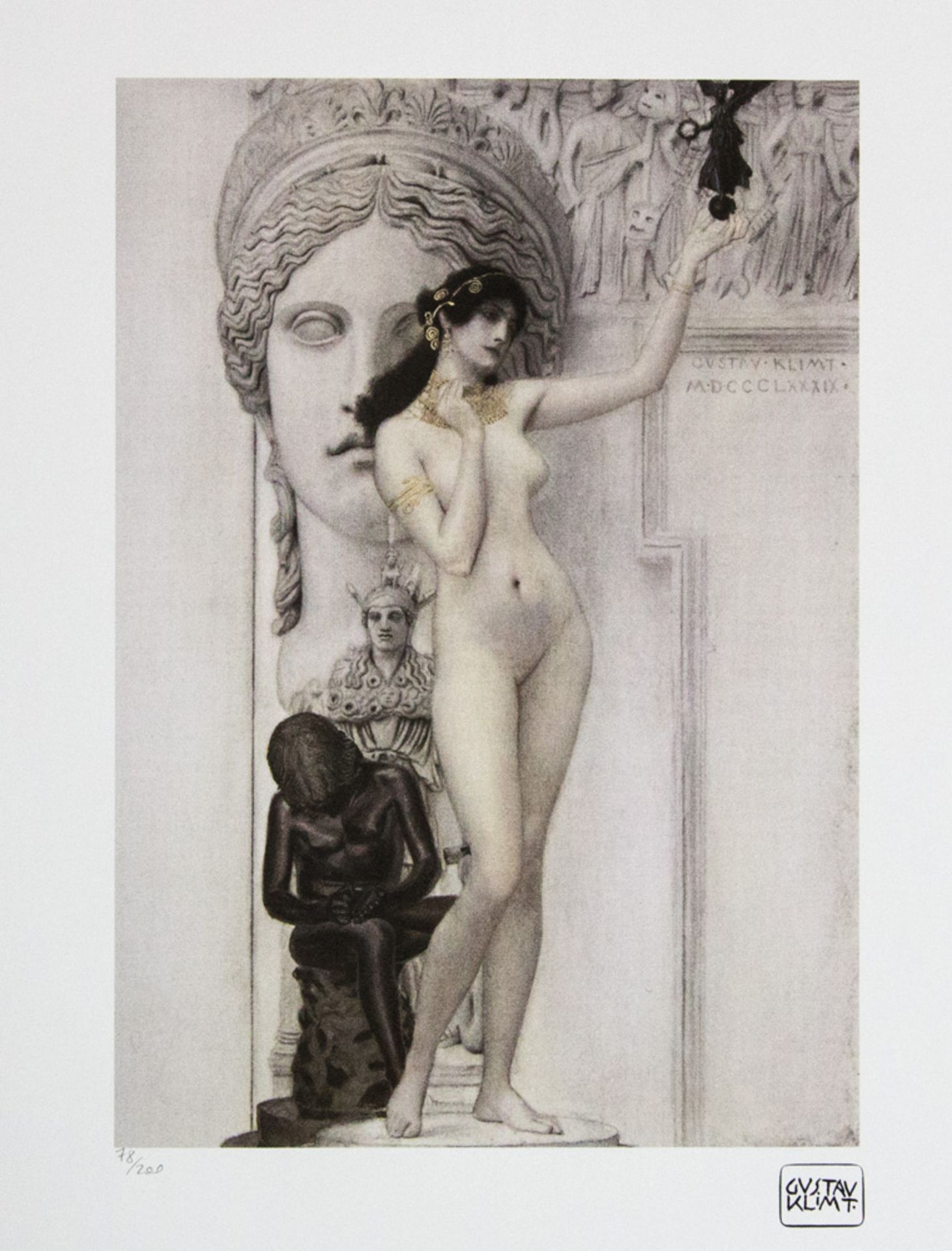 Gustav Klimt 'Allegory of Sculpture'