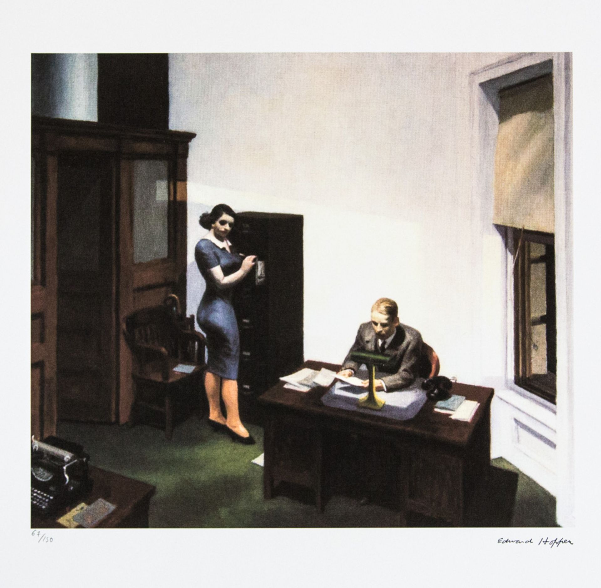 Edward Hopper 'Office at Night'