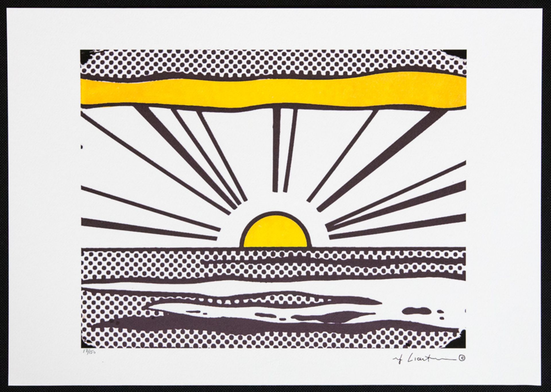 Roy Lichtenstein 'Sunrise' - Image 2 of 6