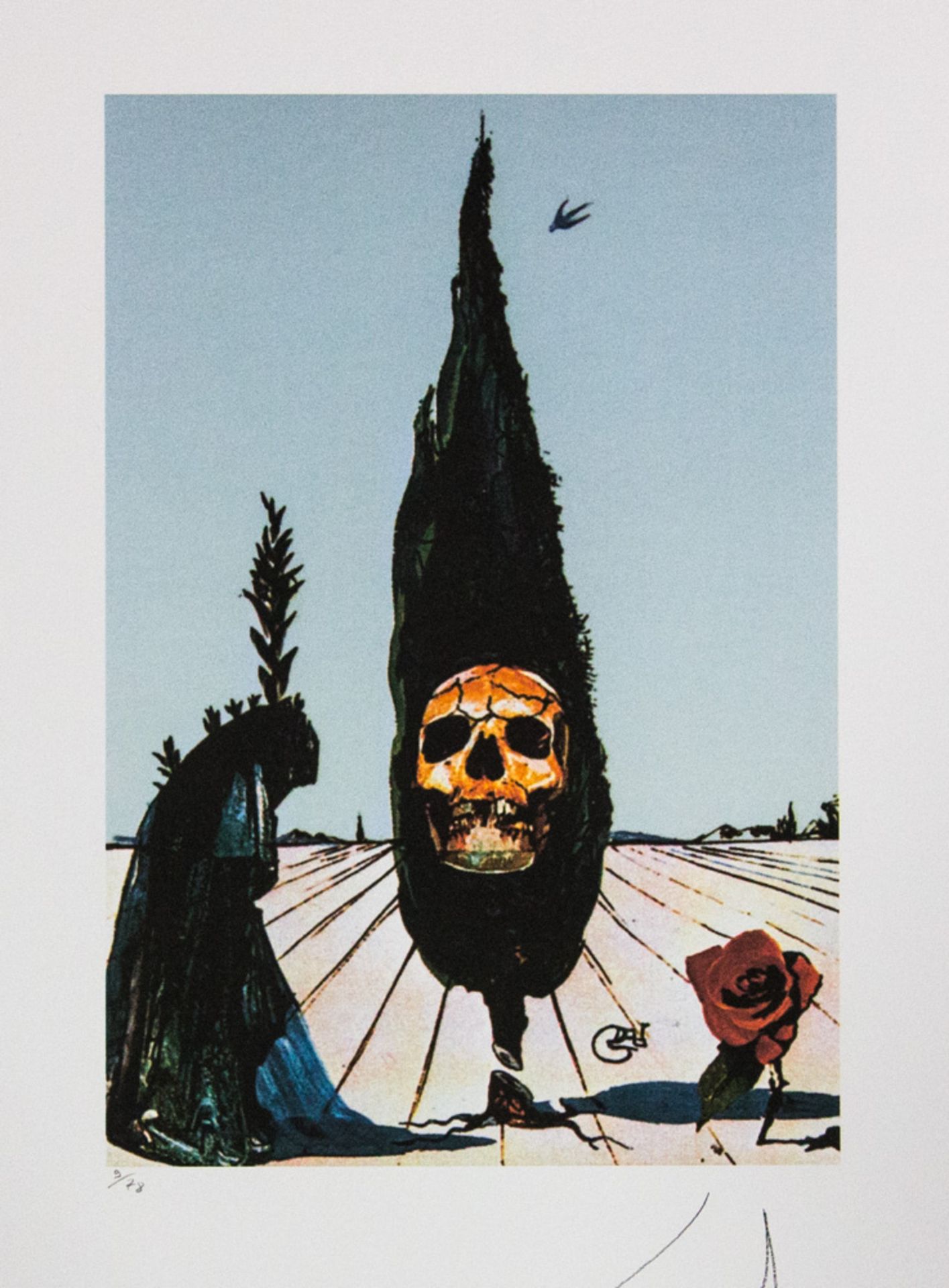 Salvador Dali "The Death Card"