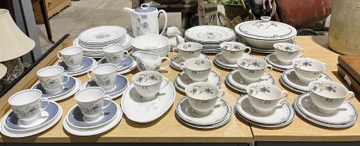 A Susie Cooper part tea service in the Glen Mist pattern along with a Royal Doulton Old Colony
