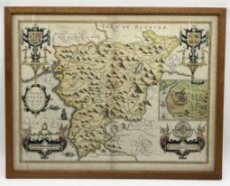 Collection of three maps to include: John Speed, Merionethshire Described, Thomas Bassett &