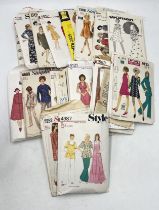 A collection of vintage sewing patterns