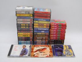 A small quantity of cassette tapes and CDs, including Tina Turner, Mike Oldfield, Steve Miller,
