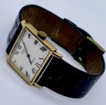 A vintage gentleman's 9ct gold Rotary wristwatch