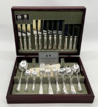 An Arthur Price canteen of silver plated cutlery