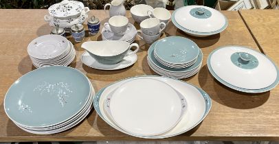 A collection of mainly Royal Doulton China including a Spindrift pattern part dinner service,
