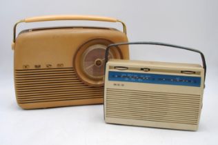 A vintage Bush radio, along with a vintage RGD radio
