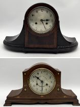 A German mantle clock along with one other