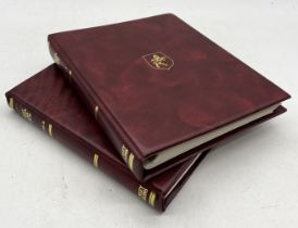 Two stamp albums containing a variety of examples from the 19th century onwards