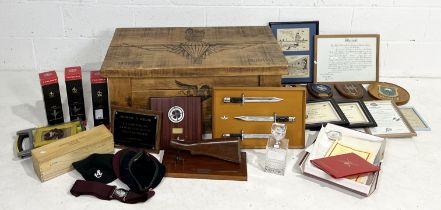 A large collection of items from the estate of WO2 Andrew Welsh MM, Platoon Sergeant of the Mortar