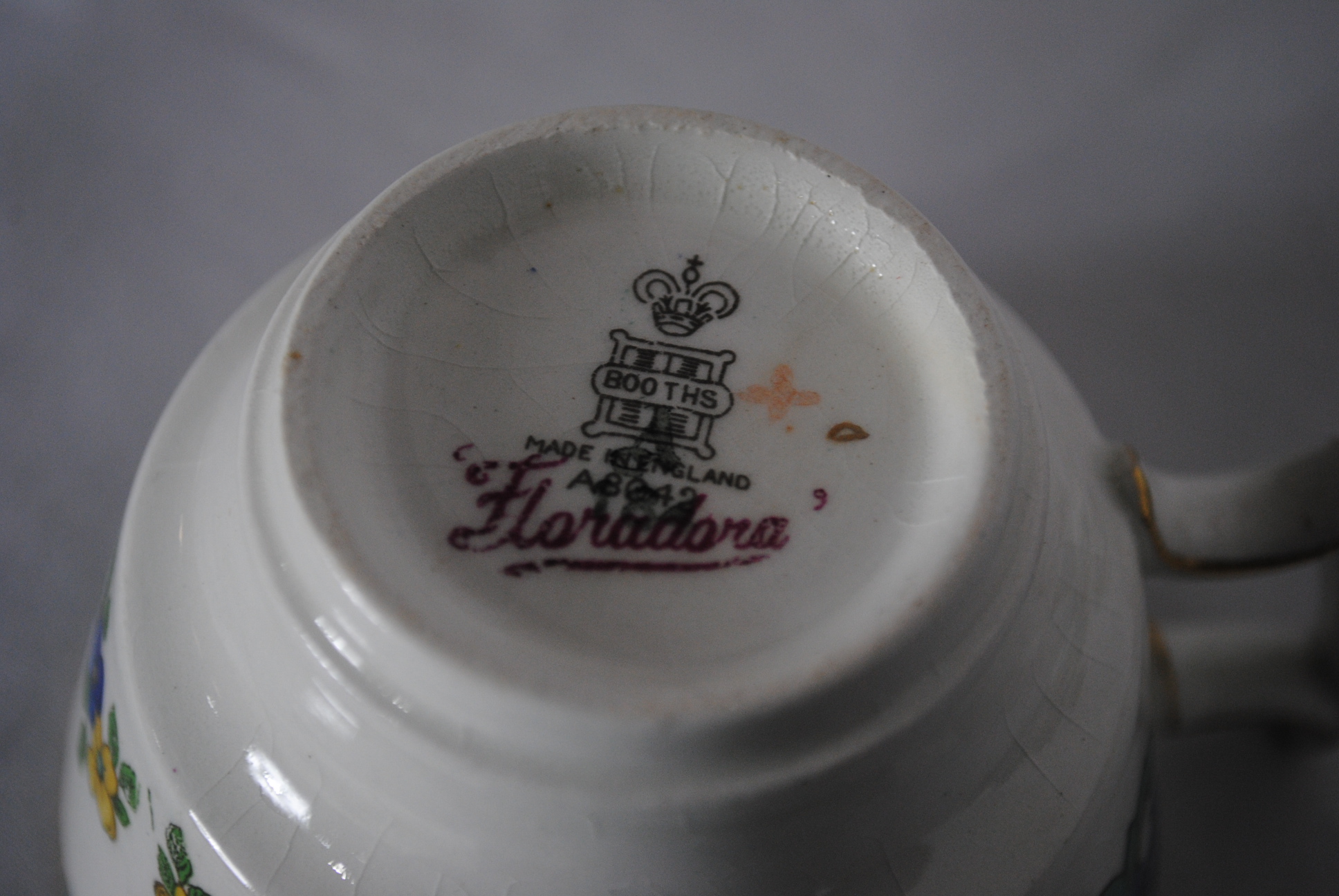 Three ceramic part tea services, including Booths 'Floradora', 'Kokura Japan' and Collingwoods - Image 5 of 7