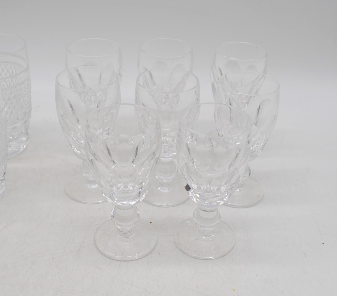 A collection of Waterford crystal glassware, comprising of ten tumblers and five sherry glasses - Image 4 of 7