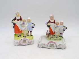 Two Yardley English Lavender ceramic figures