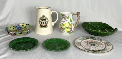 A collection of various antique china including Wedgwood etc.