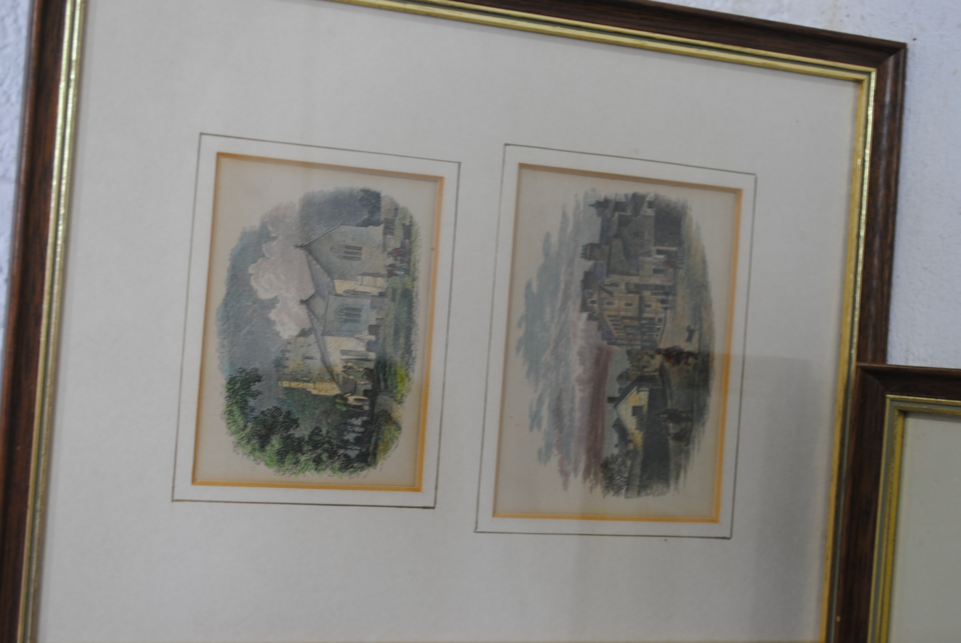 A collection of antique framed prints, all of local scenes including Colyton, Shute House, Exeter, - Image 16 of 17