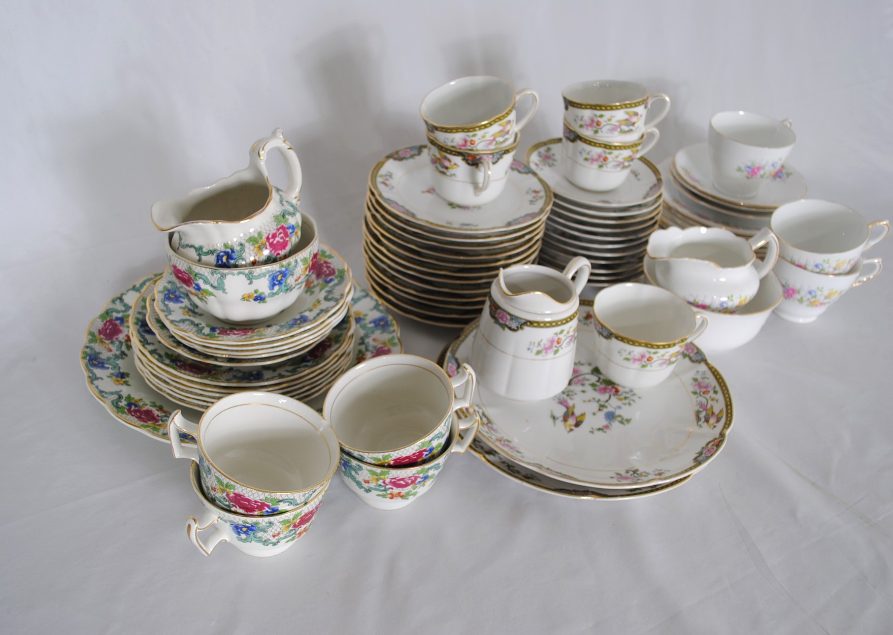 Three ceramic part tea services, including Booths 'Floradora', 'Kokura Japan' and Collingwoods - Image 4 of 7