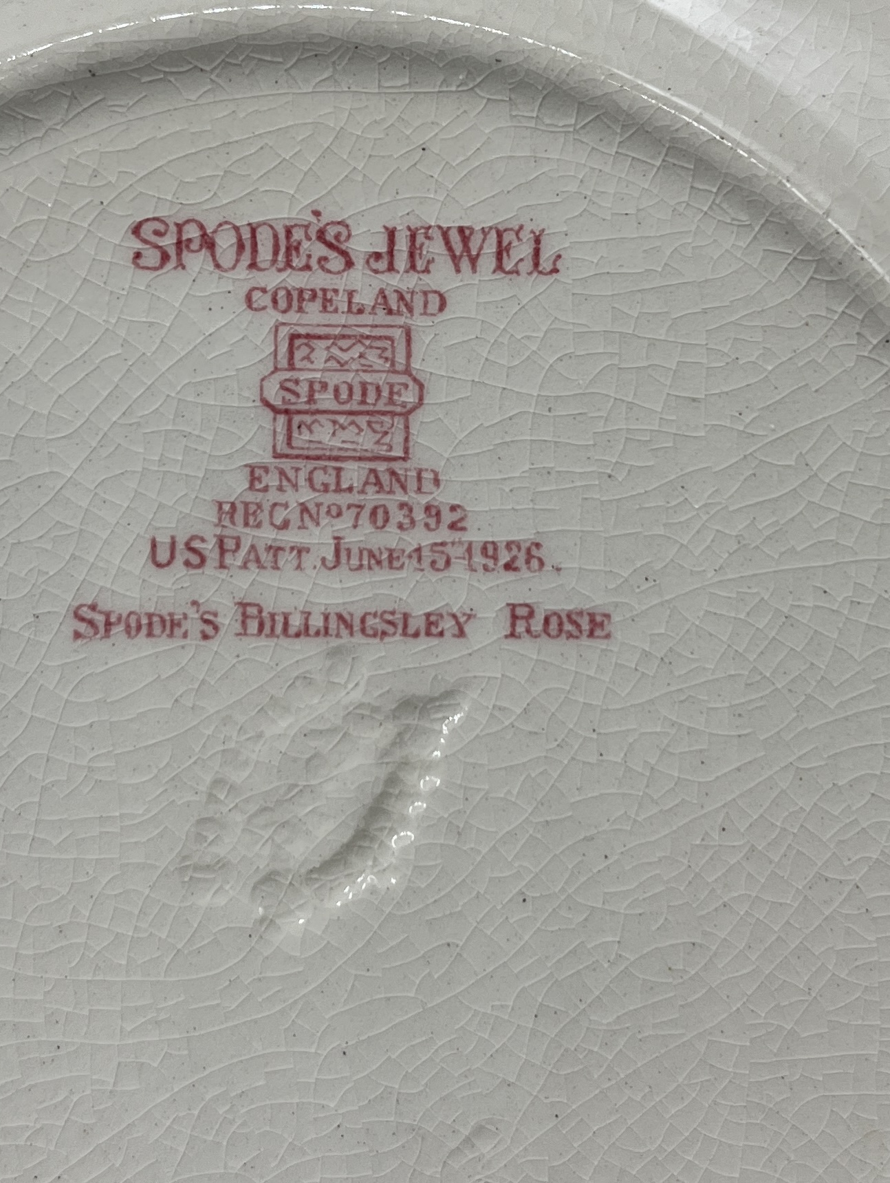 A Spode's Billingsley Rose part dinner service including meat platters, serving dishes, dinner - Image 6 of 6