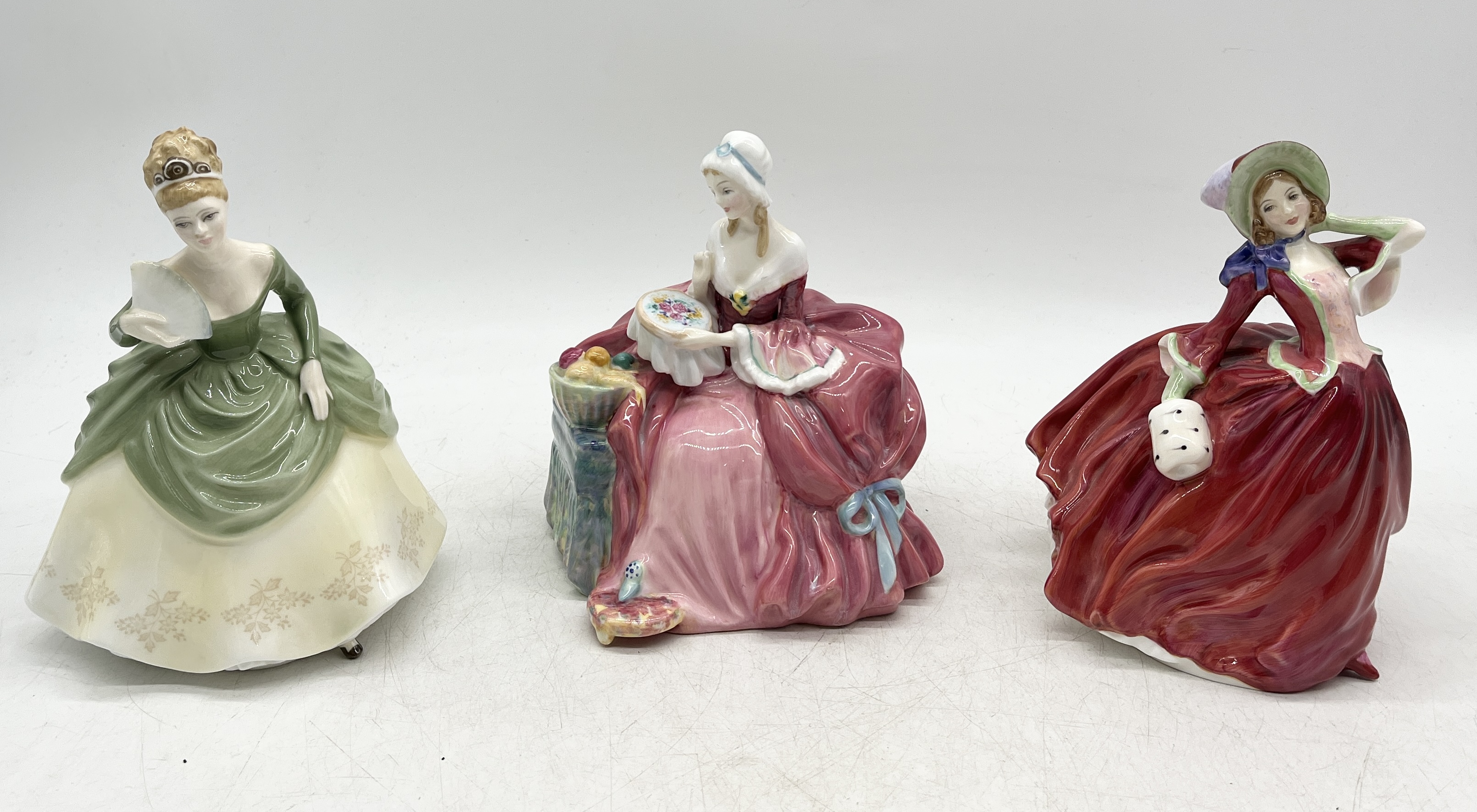 A collection of Royal Doulton ladies comprising of Soiree, Penelope, Autumn Breezes, a Child from - Image 2 of 10