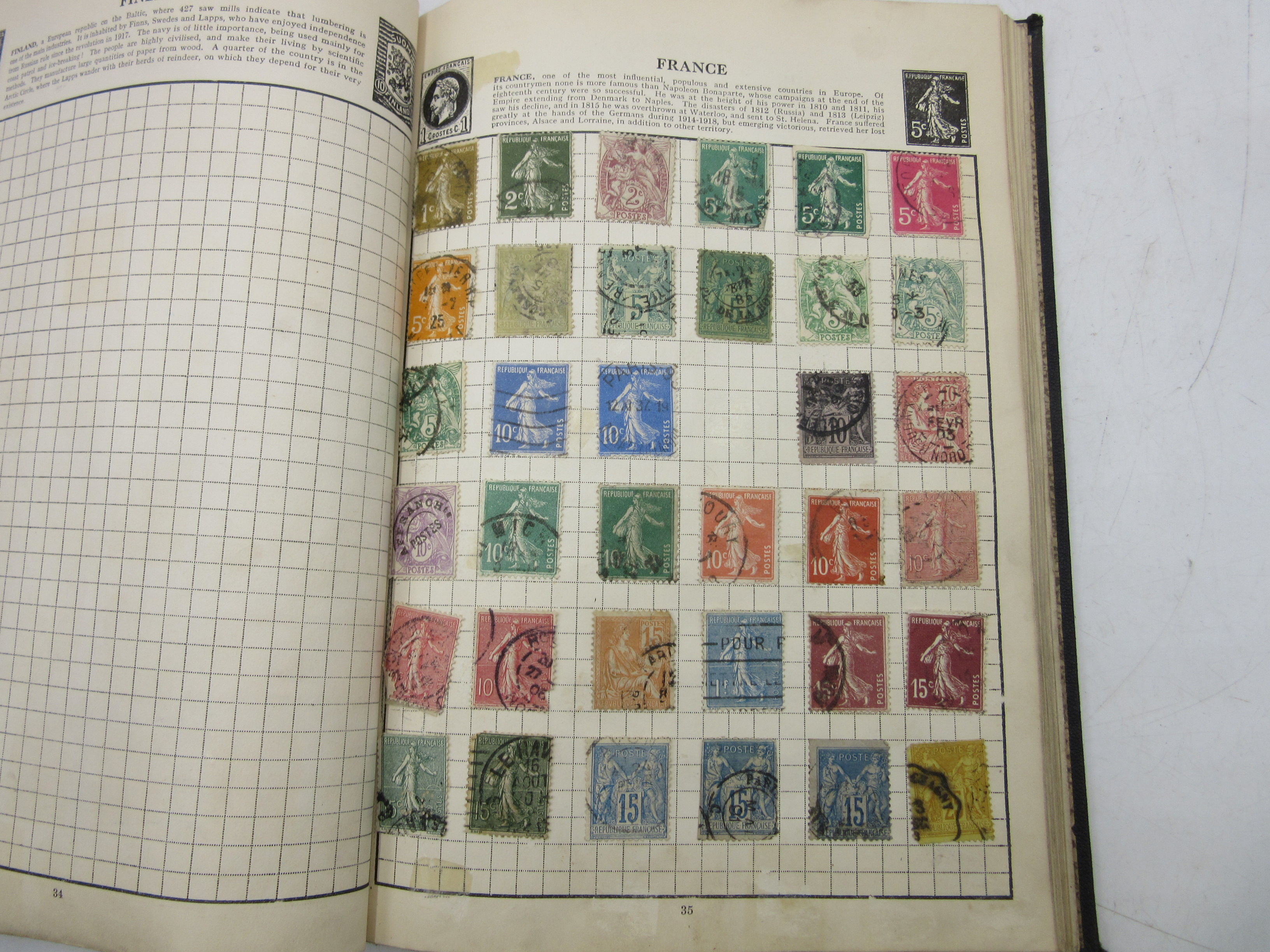 An album of vintage stamps - Image 11 of 37