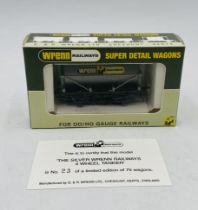 A boxed Wrenn Railways Limited-Edition OO/HO gauge "The Silver Wrenn Railways" 4 wheel tanker