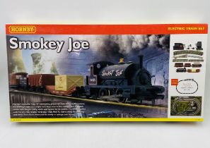 A boxed Hornby OO gauge "Smokey Joe" electric train set (R1036) including 0-4-0ST steam