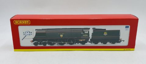 A boxed Hornby OO gauge British Railways 4-6-2 West Country Class "City of Wells" steam