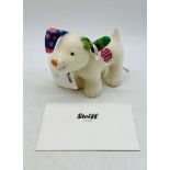 A Steiff limited edition "The Snowdog" by Raymond Briggs with certificate (No 827 of 1,500) - 16cm