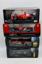 Three boxed die-cast Ferrari's including two by Classico (1958 250 Testa Rossa & 312P) and one