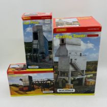 A boxed limited edition Hornby Skaledale OO gauge Coaling Tower (R9640), along with a boxed