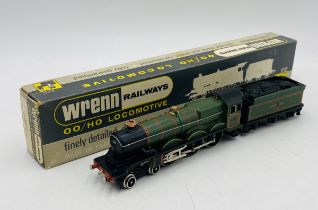 A boxed Wrenn Railways OO/HO gauge 4-6-0 "Cardiff Castle" steam locomotive (4075) with tender in