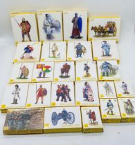 A collection of boxed HAT plastic model kits (all 1:72 scale) including Austrian Grenadiers, 1806