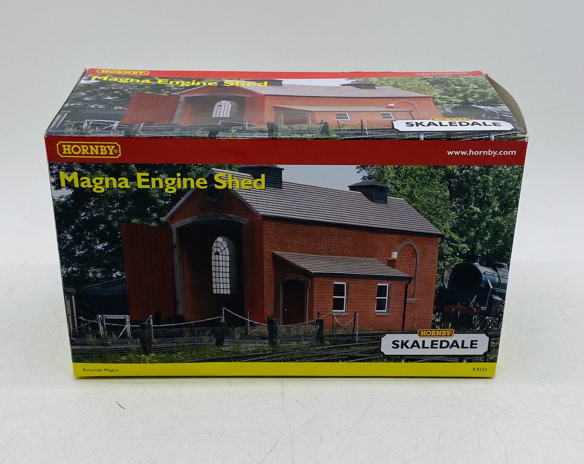 Four boxed Hornby Skaledale OO gauge buildings relating to Magna including the Engine Shed ( - Image 2 of 4
