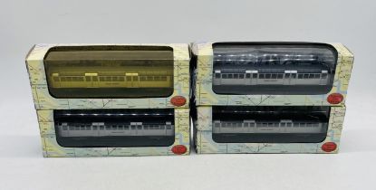 Four boxed Gilbow Exclusive First Editions 1959 London Underground Central Line die-cast Tube