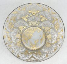 A large Rosenthal year plate for 1976 by Bjorn Wiinblad with gilt decoration