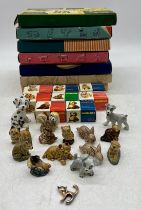 A large collection of Wade Whimsies including seven boxed sets, including Set no.3, Set no.4, Set