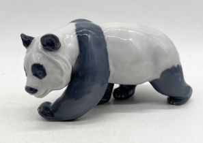 A Royal Copenhagen Giant Panda model number 5298 - approx. 22cm long