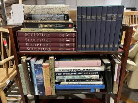 A collection of books mainly on the subject of art including Sculpture, 4 vols, with slipcase,