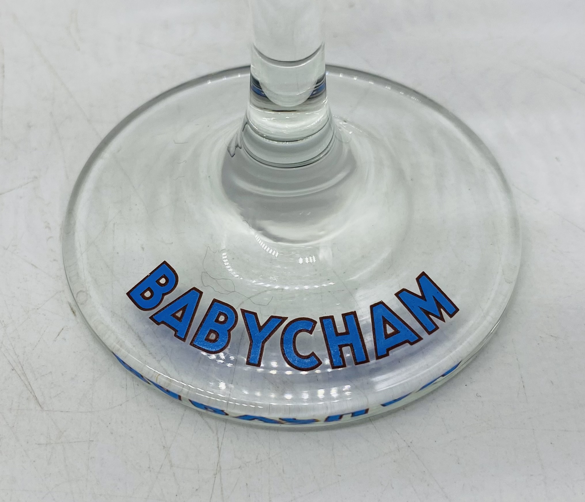 A set of six vintage Babycham glasses, along with the Babycham deer - Image 4 of 5