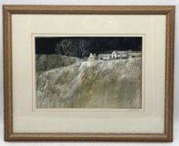 Michael Morgan FRSA, RI (1928 - 2014) framed limited edition print "November Nightfall" numbered 8/