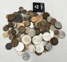 A collection of UK and worldwide coinage