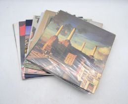 A near complete discography of twelve 12" vinyl record albums by Pink Floyd, including 'Animals' 1st