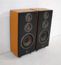 A pair of Pioneer CS-775 3 way floor-standing 8 ohm speakers - untested - length 30.5cm, depth 22.