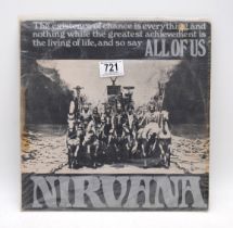 'All Of Us' - Nirvana 12" vinyl record album, on pink Island labels