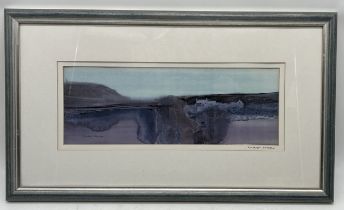 Michael Morgan FRSA, RI (1928 - 2014) framed limited edition print "Moorland Mist" numbered 8/50 -