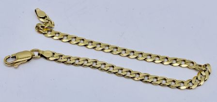 An 18ct gold bracelet, weight 10.7g