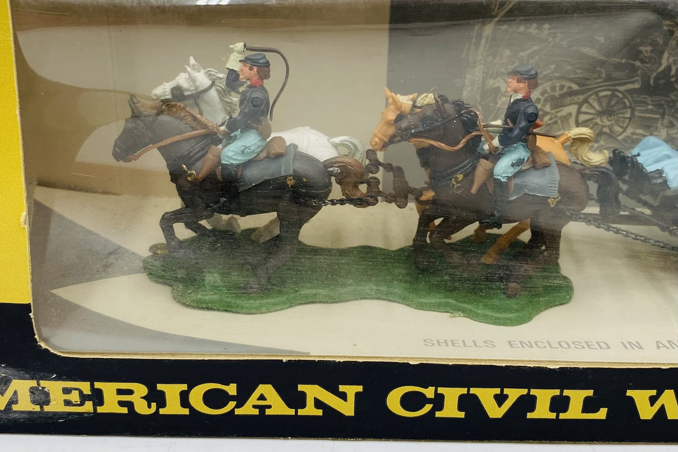 A boxed Britains Ltd American Civil War Gun Team and Limber set (7464) - Image 2 of 5