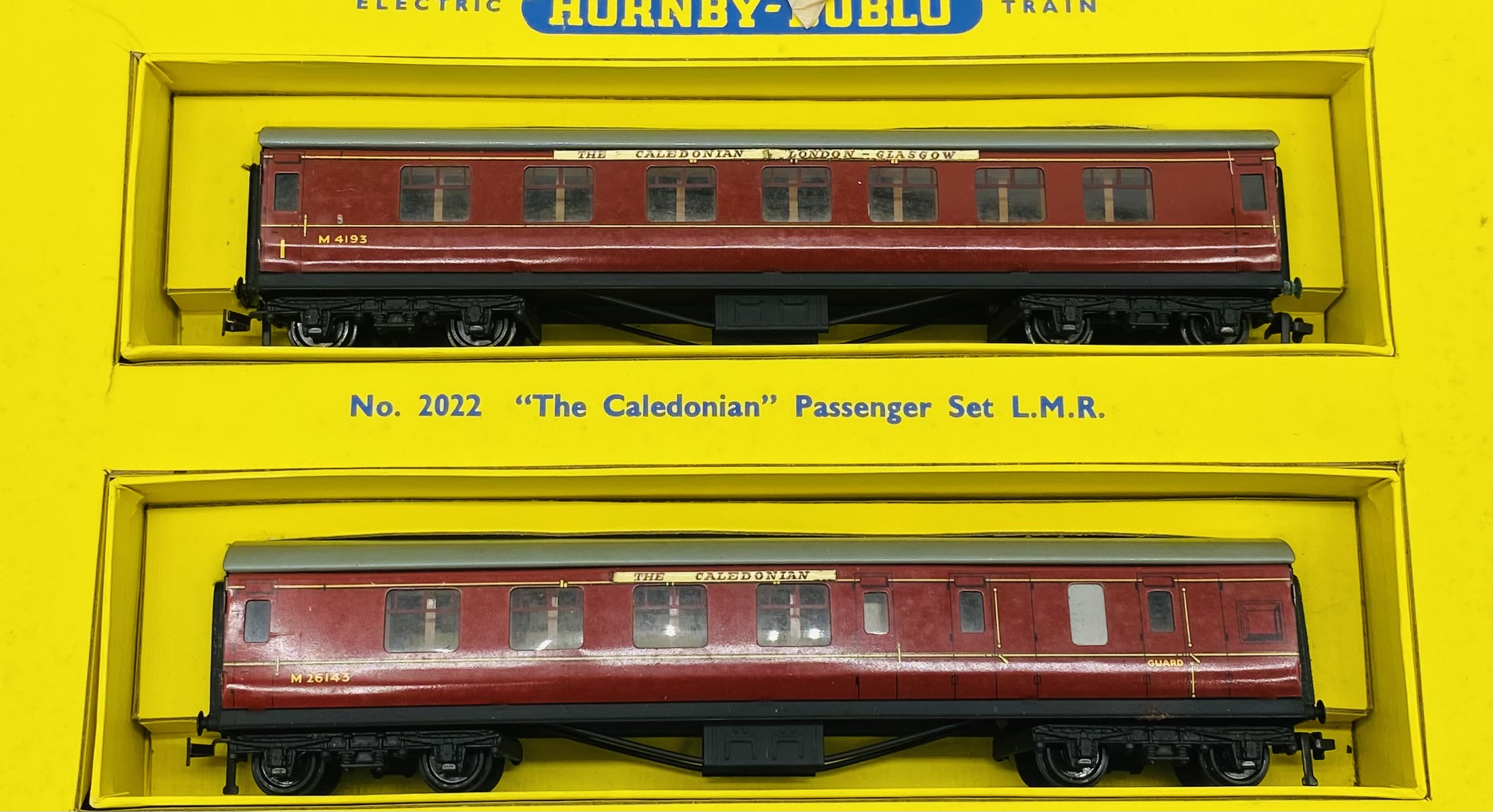 A boxed Hornby Dublo 2-Rail Electric 2022 "The Caledonian" Passenger Train set comprising of British - Image 5 of 6