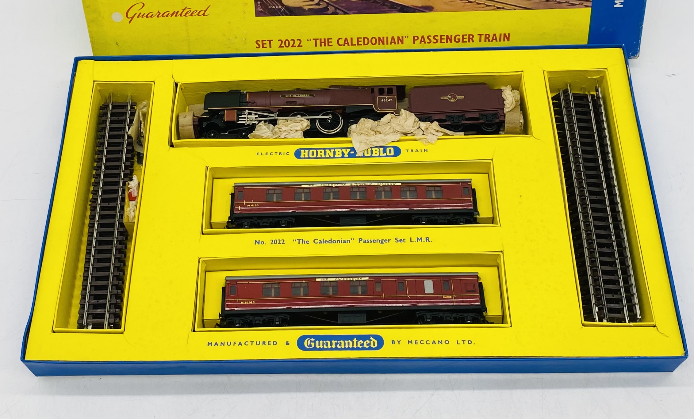 A boxed Hornby Dublo 2-Rail Electric 2022 "The Caledonian" Passenger Train set comprising of British - Image 3 of 6
